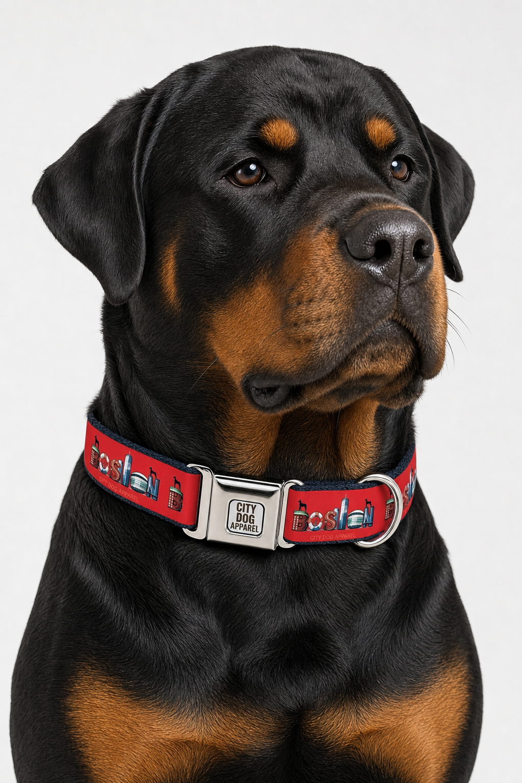 Boston's Best Red Dog Collar
