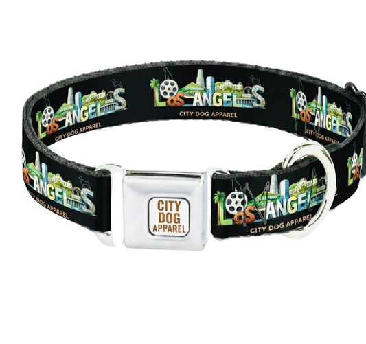 Los Angeles Nights Dog Collar